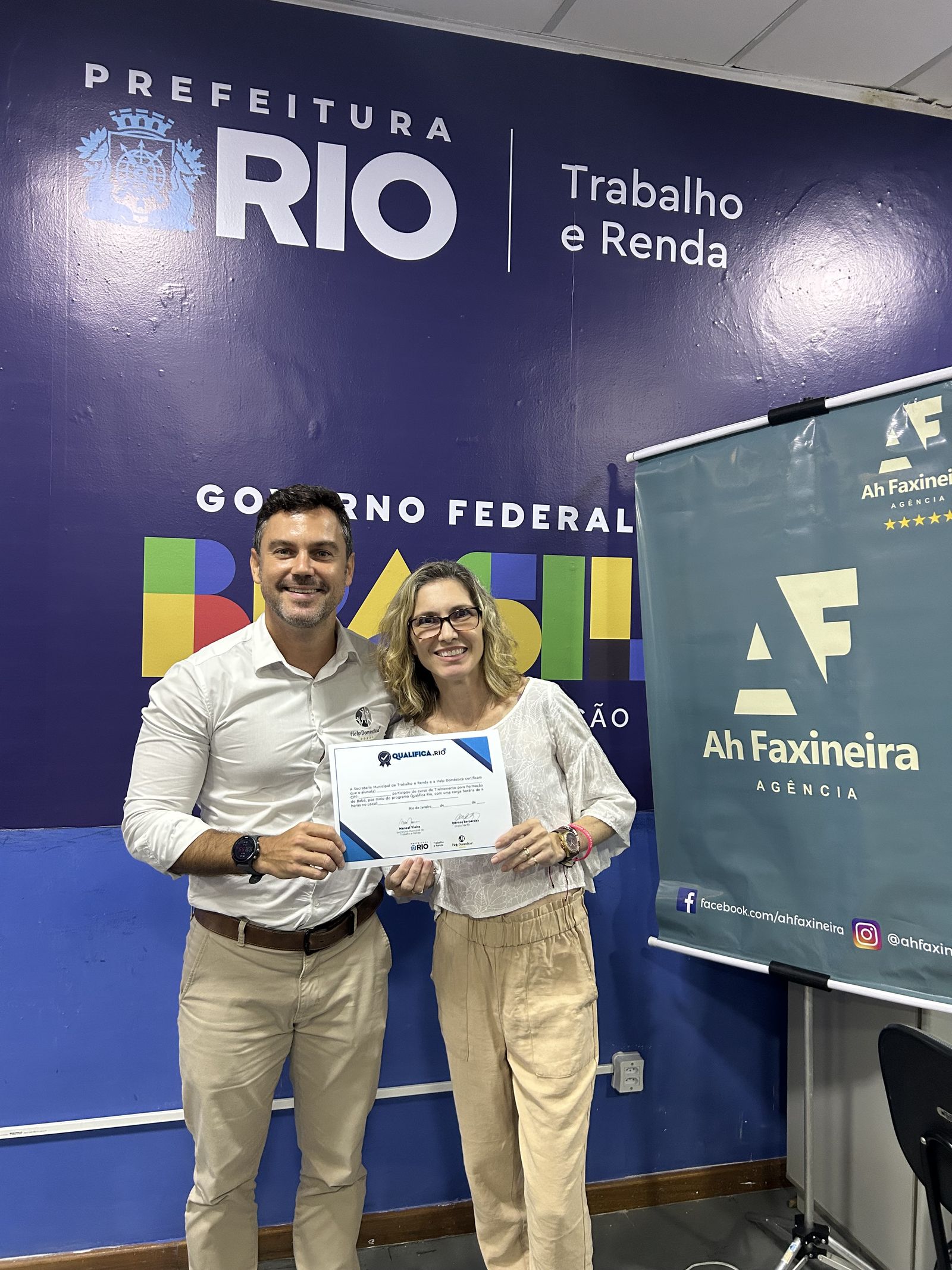 Parceria com a Secretaria de Trabalho e Renda da Prefeitura do Rio